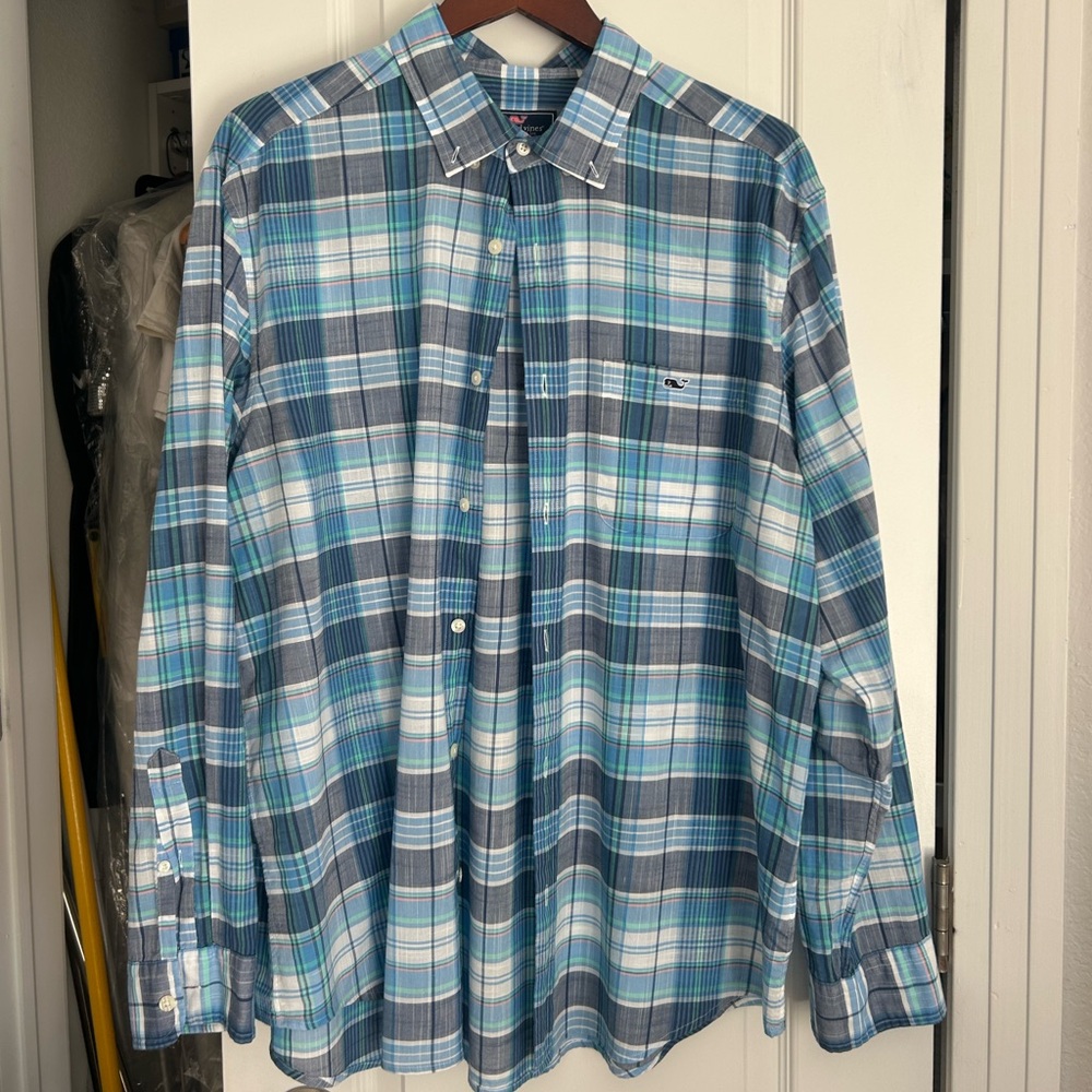 Mens Vineyard Vines classic fit tucker shirt